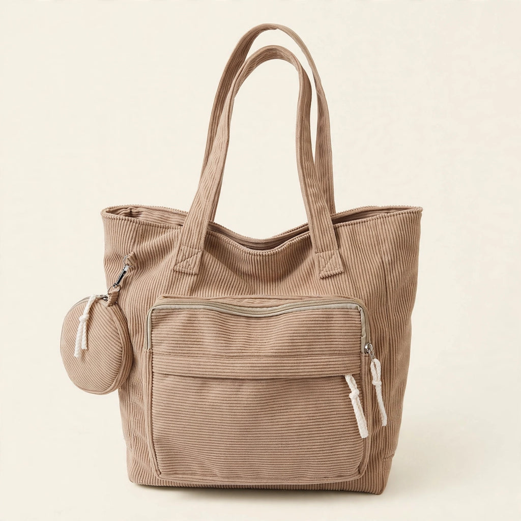 Vintage Minimalist Shoulder Tote Bag - view 15