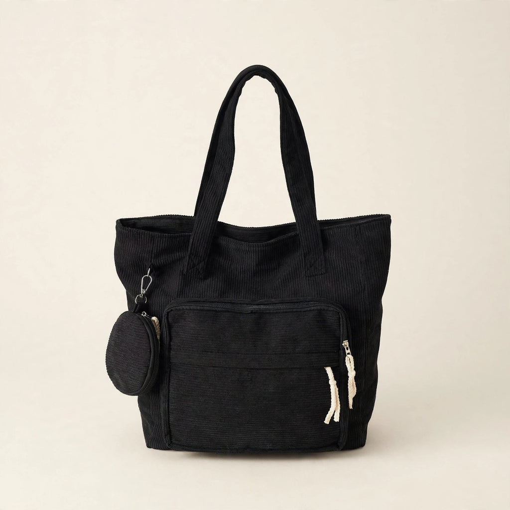 Vintage Minimalist Shoulder Tote Bag - view 16
