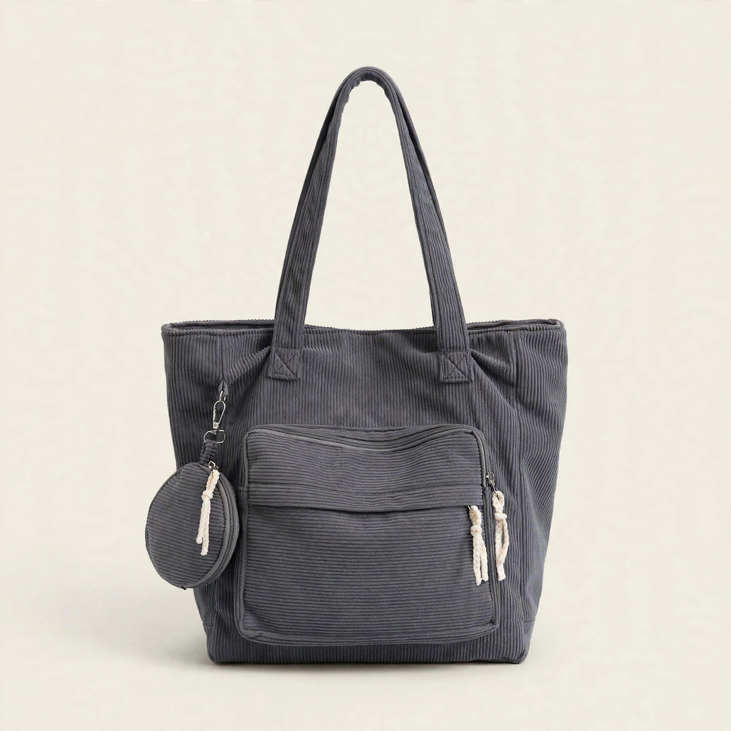 Vintage Minimalist Shoulder Tote Bag - view 19