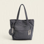 Vintage Minimalist Shoulder Tote Bag - view 19