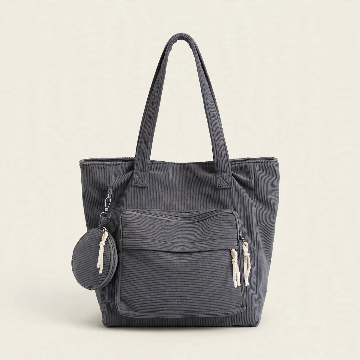 Vintage Minimalist Shoulder Tote Bag - view 19
