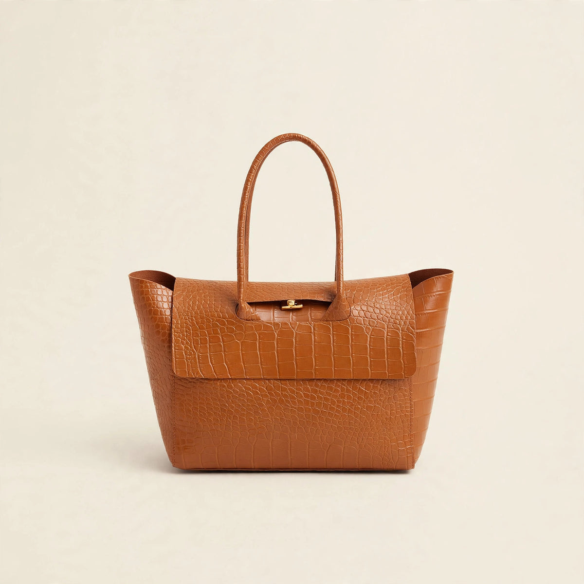 Crocodile Pattern Large-Capacity Tote Bag - view 11