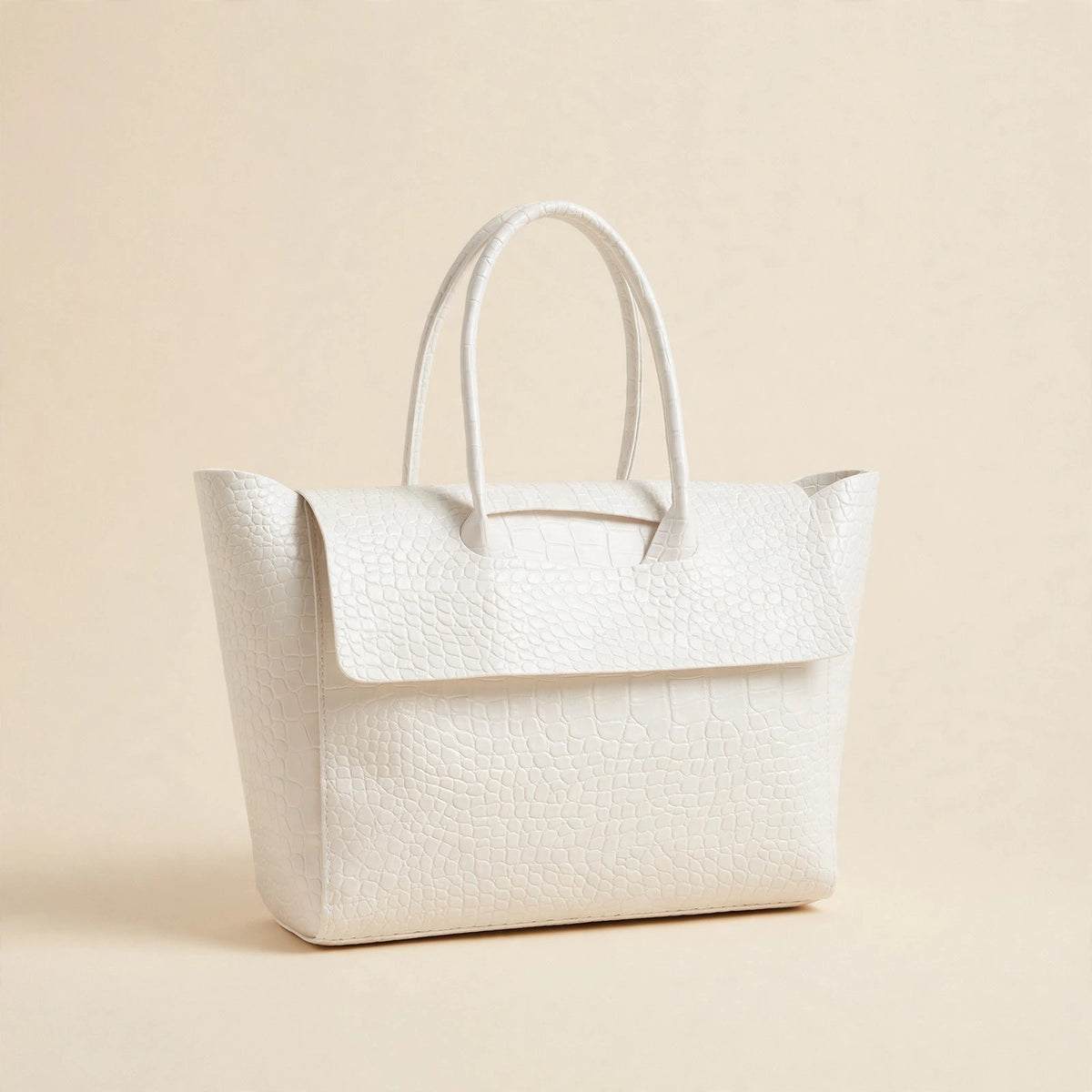 Crocodile Pattern Large-Capacity Tote Bag - view 12