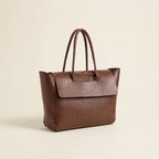 Crocodile Pattern Large-Capacity Tote Bag - view 13