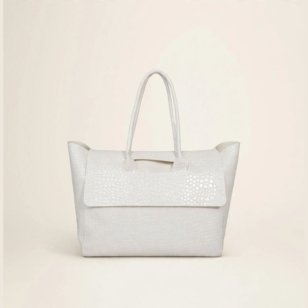 Crocodile Pattern Large-Capacity Tote Bag - view 16