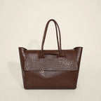Crocodile Pattern Large-Capacity Tote Bag - view 18