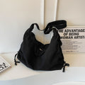 Women's Canvas Crossbody Bag in black - product photo 6