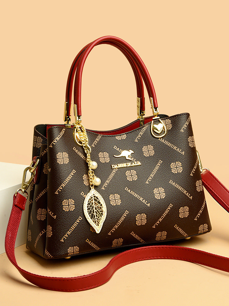 Women's Crossbody Bag in off-white with light brown - product photo 1