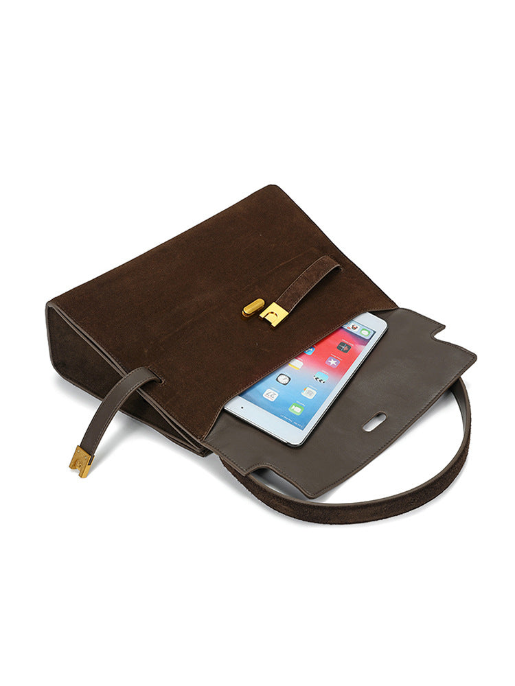 Retro Genuine Leather Handbag - view 5