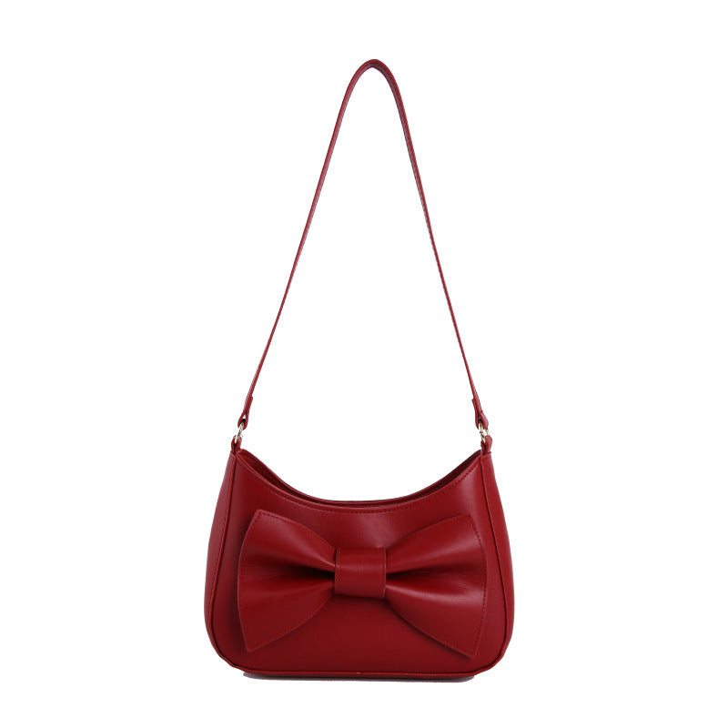 Women's PU Leather Crossbody Bag in red - product photo 6