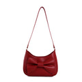 Women's PU Leather Crossbody Bag in red - product photo 6