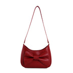 Women's PU Leather Crossbody Bag in red - product photo 6