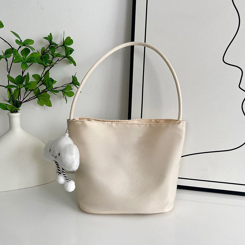 Women's Nylon Bucket Bag in pink - product photo 13
