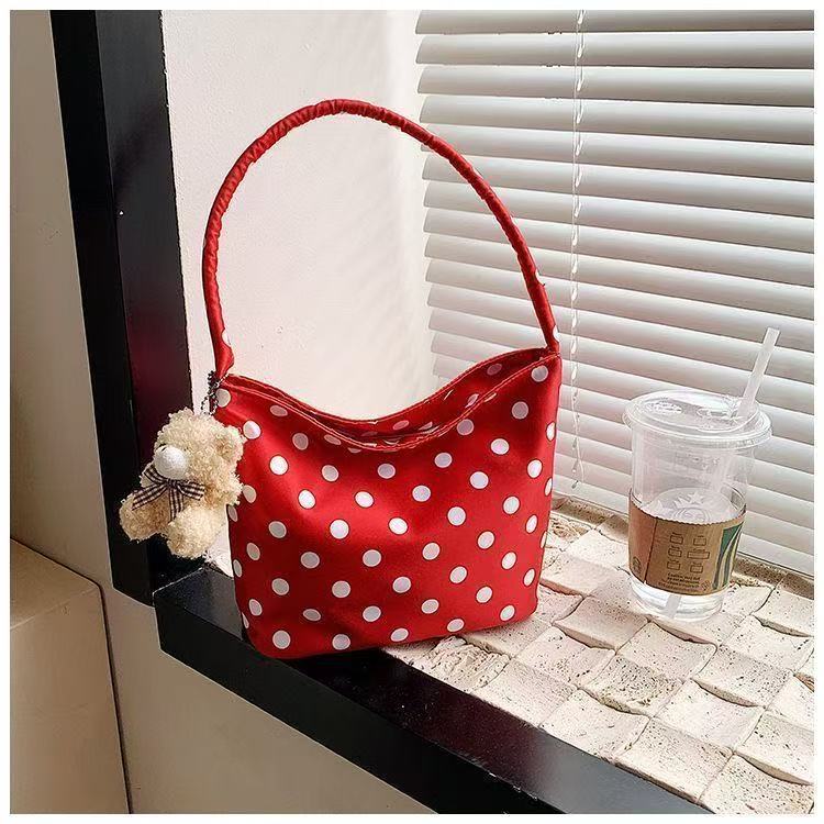 Women's Nylon Bucket Bag in pink - product photo 21