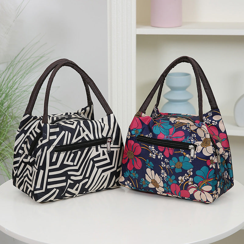 Women's Bag in geometric stripes - product photo 2