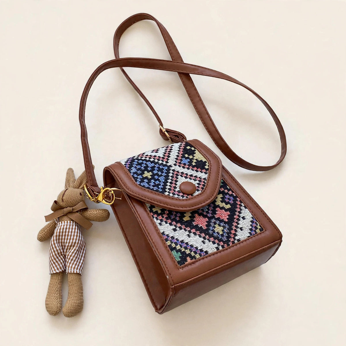 Ethnic Style Crossbody Phone Bag - view 21