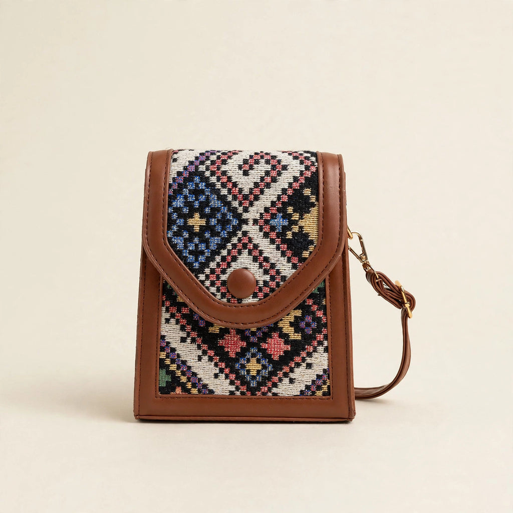 Ethnic Style Crossbody Phone Bag - view 18
