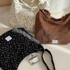 Women's Corduroy Crossbody Bag in cream white - product photo 3