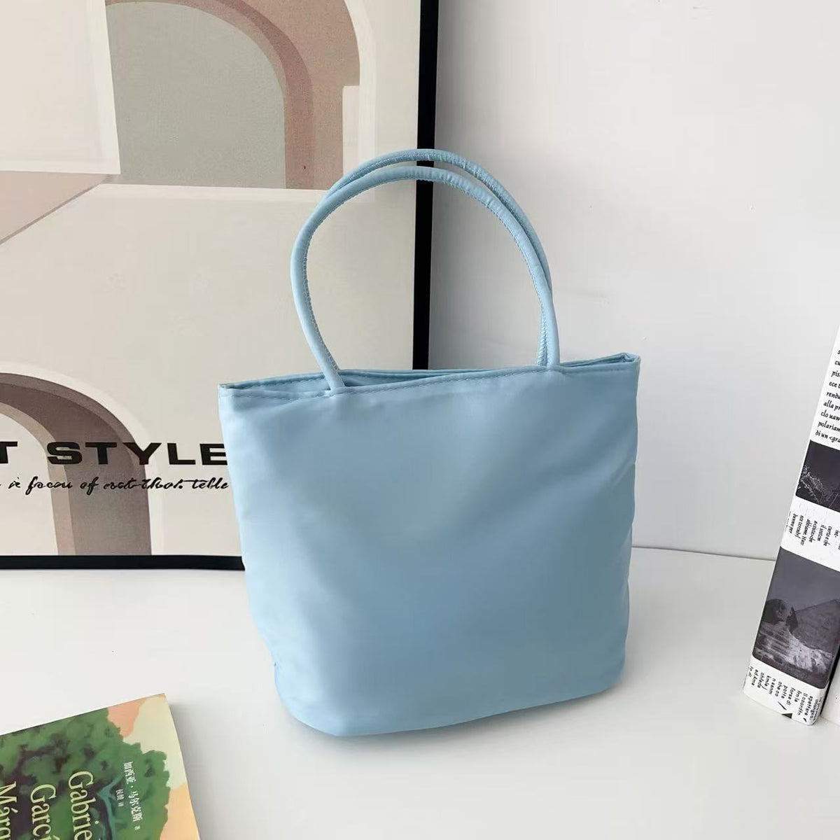 Women's Nylon Bucket Bag in pink - product photo 32
