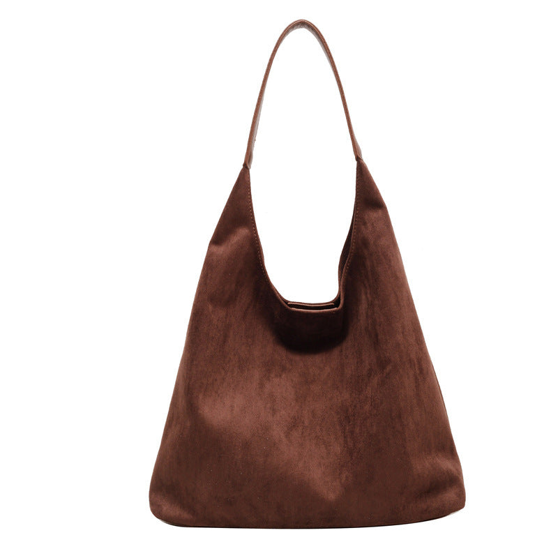 Women's Corduroy Tote Bag in brown - product photo 7