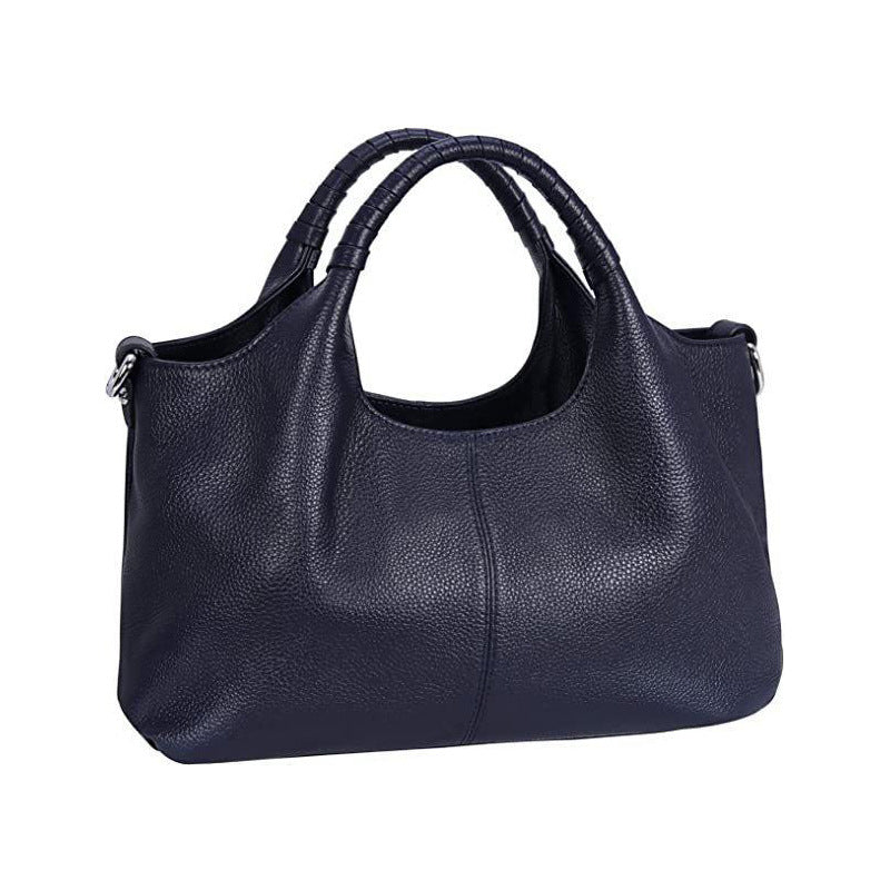 Women's PU Leather Crossbody Bag in black - product photo 3