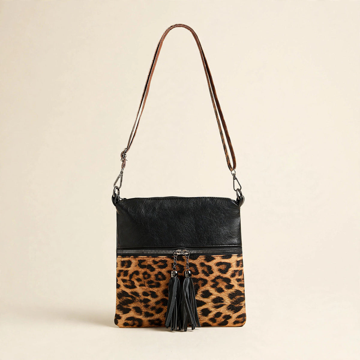 Leopard Print Shoulder Bag - view 16