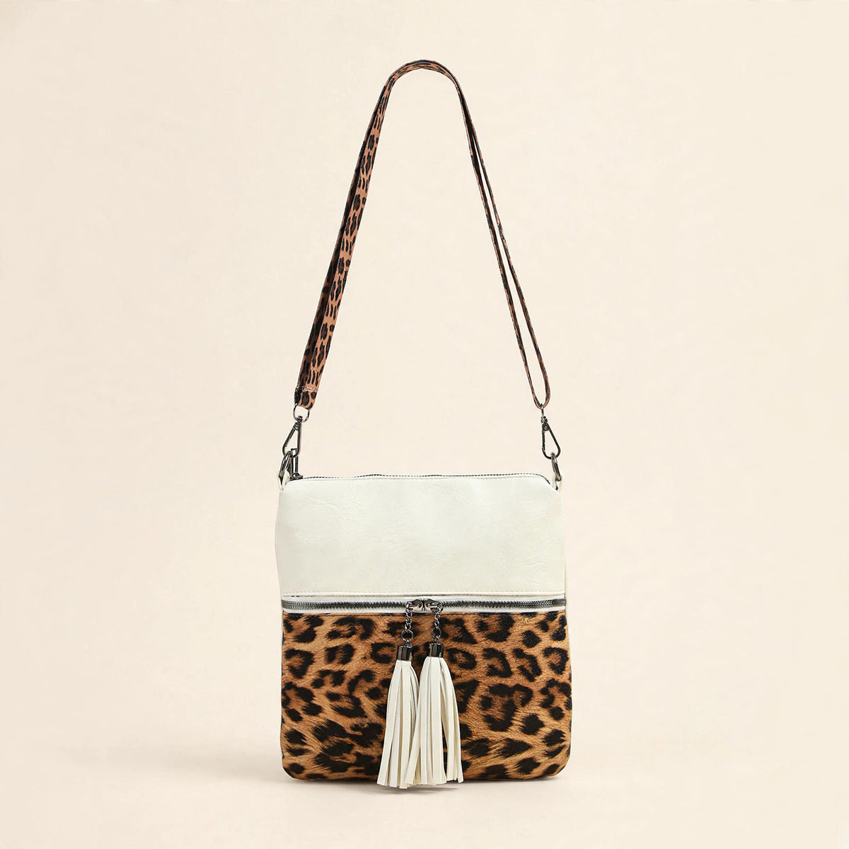 Leopard Print Shoulder Bag - view 10