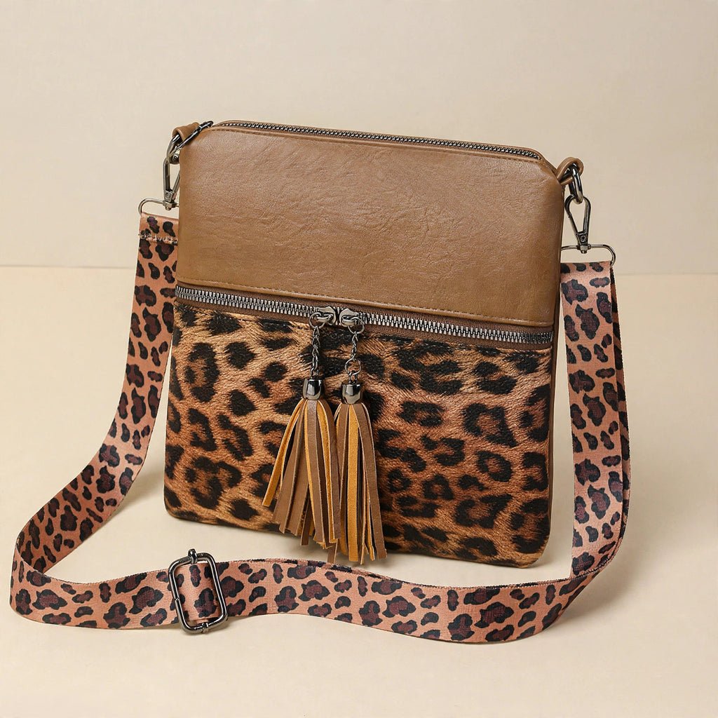 Leopard Print Shoulder Bag - view 14