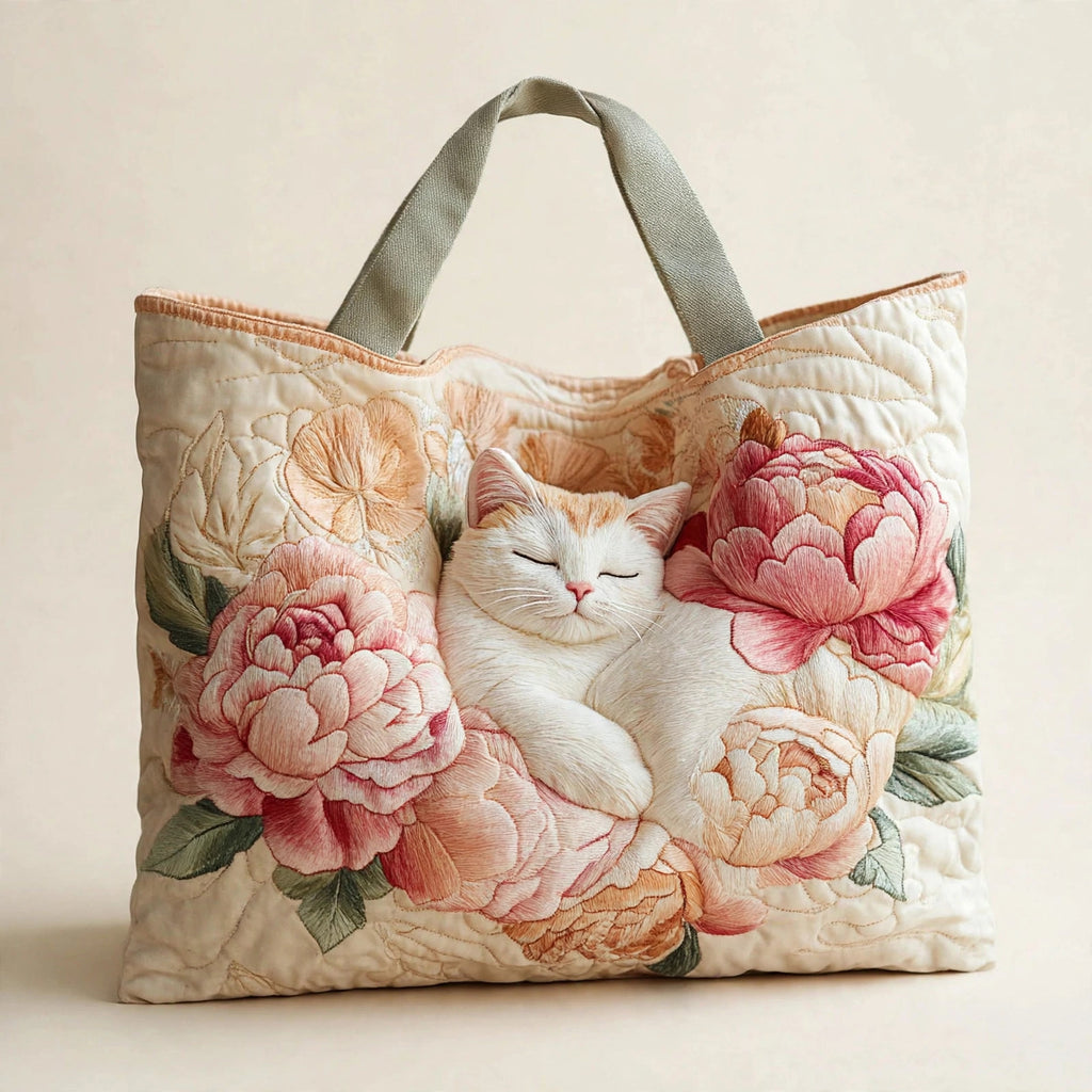 Digital Print Quilted Tote Bag - view 81