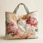Digital Print Quilted Tote Bag - view 81