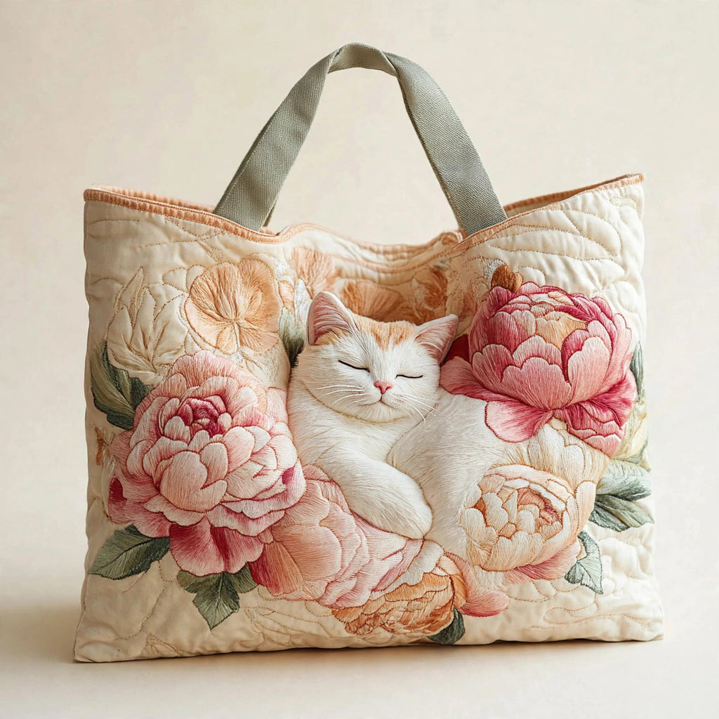 Digital Print Quilted Tote Bag - view 98