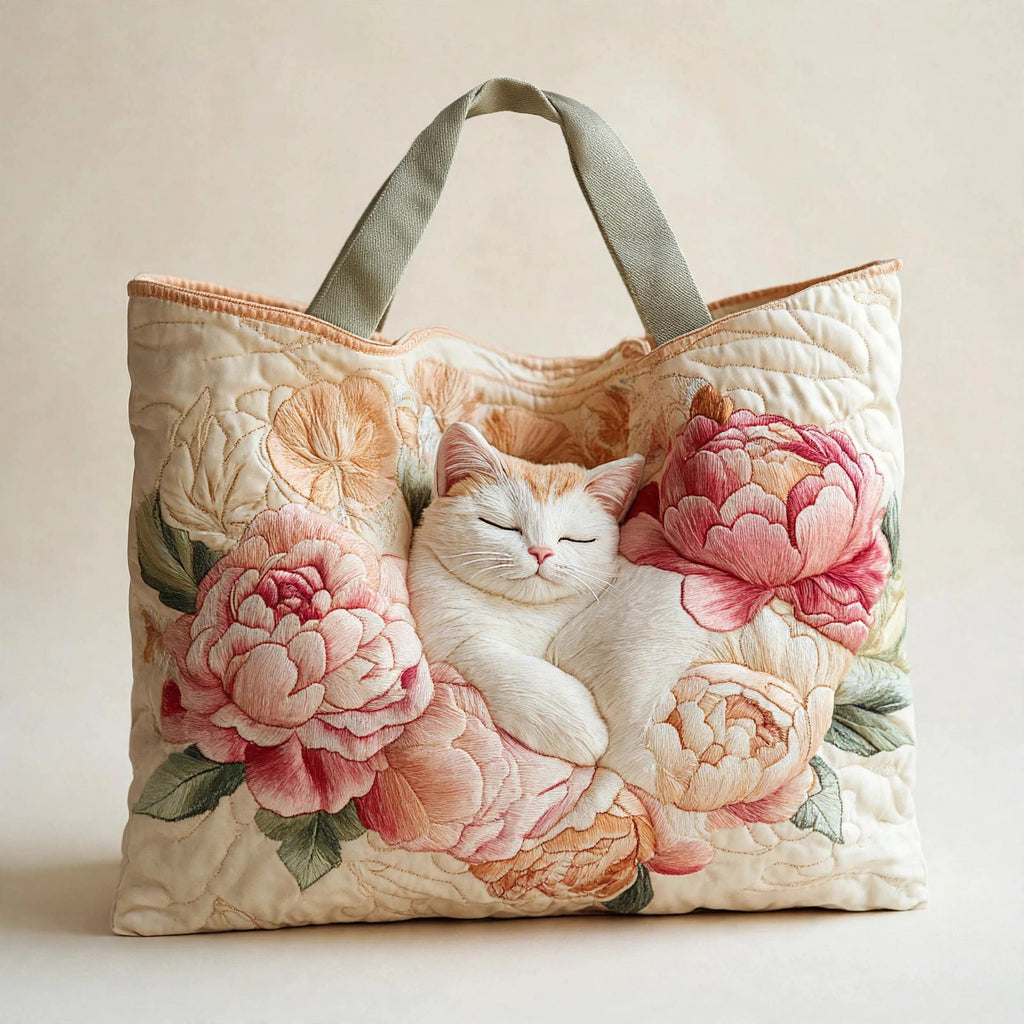 Digital Print Quilted Tote Bag - view 77