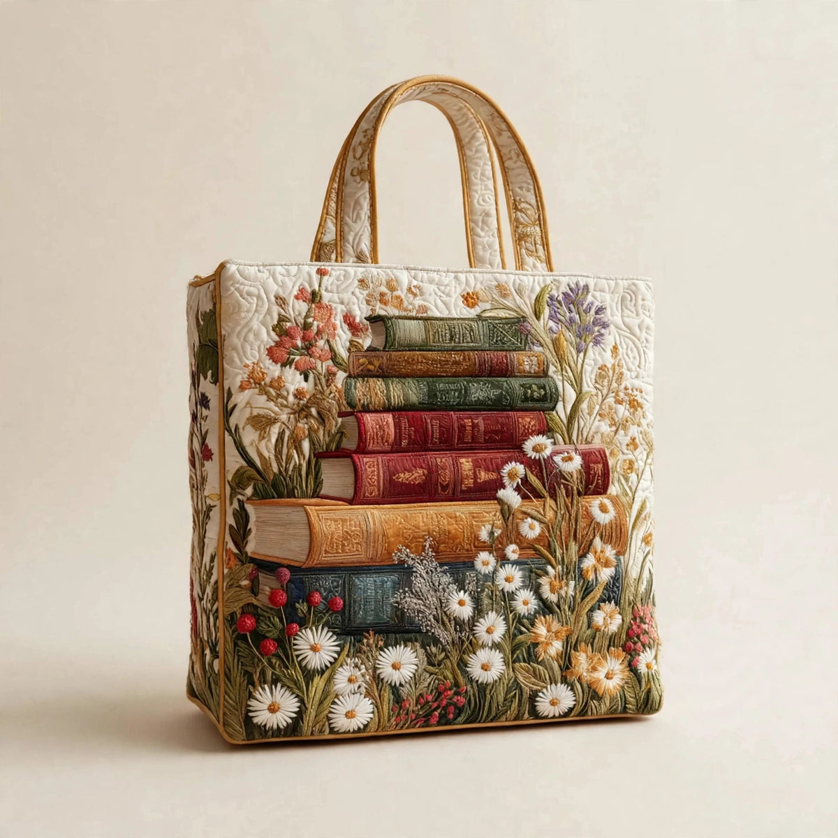 Digital Print Quilted Tote Bag - view 75