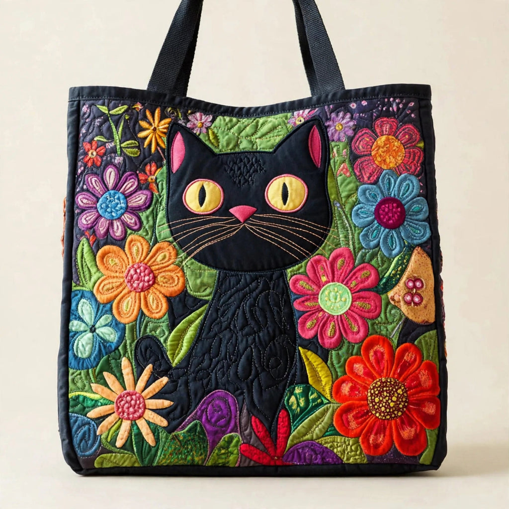 Digital Print Quilted Tote Bag - view 74