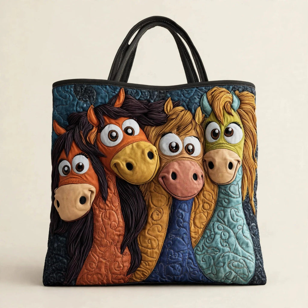 Digital Print Quilted Tote Bag - view 73
