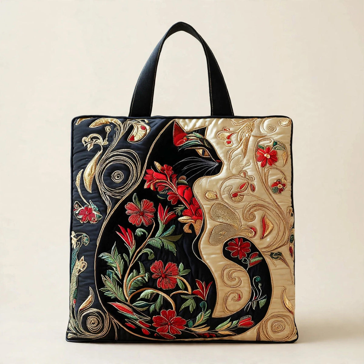 Digital Print Quilted Tote Bag - view 92