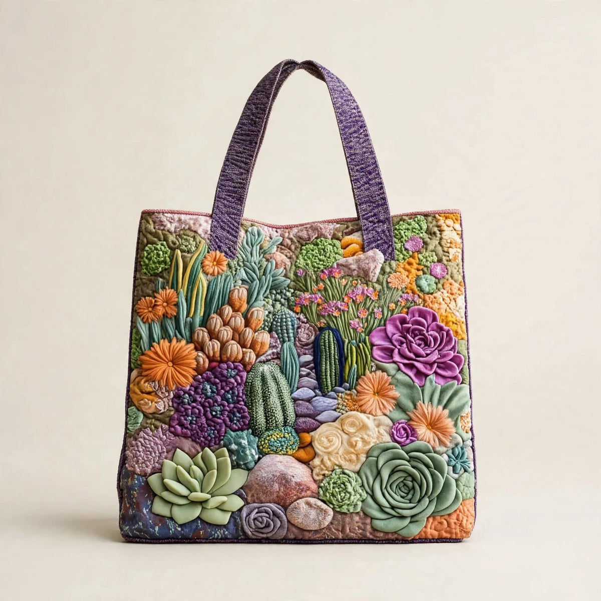 Digital Print Quilted Tote Bag - view 91