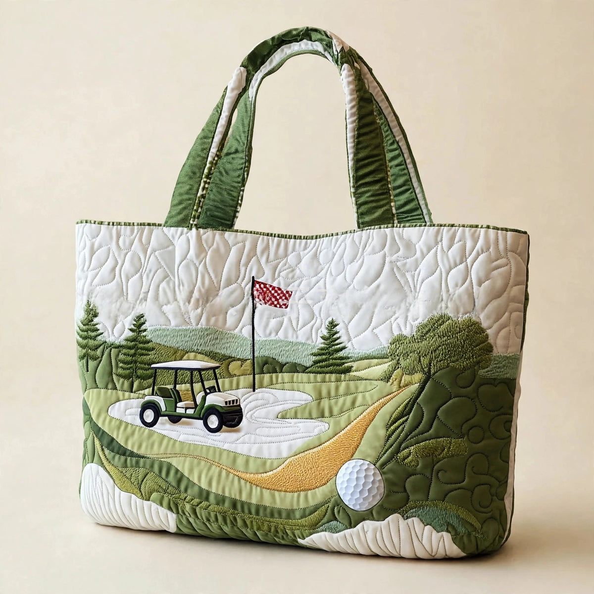Digital Print Quilted Tote Bag - view 121