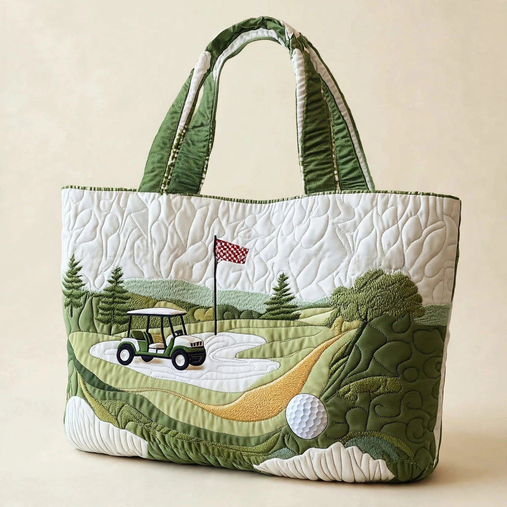 Digital Print Quilted Tote Bag - view 120