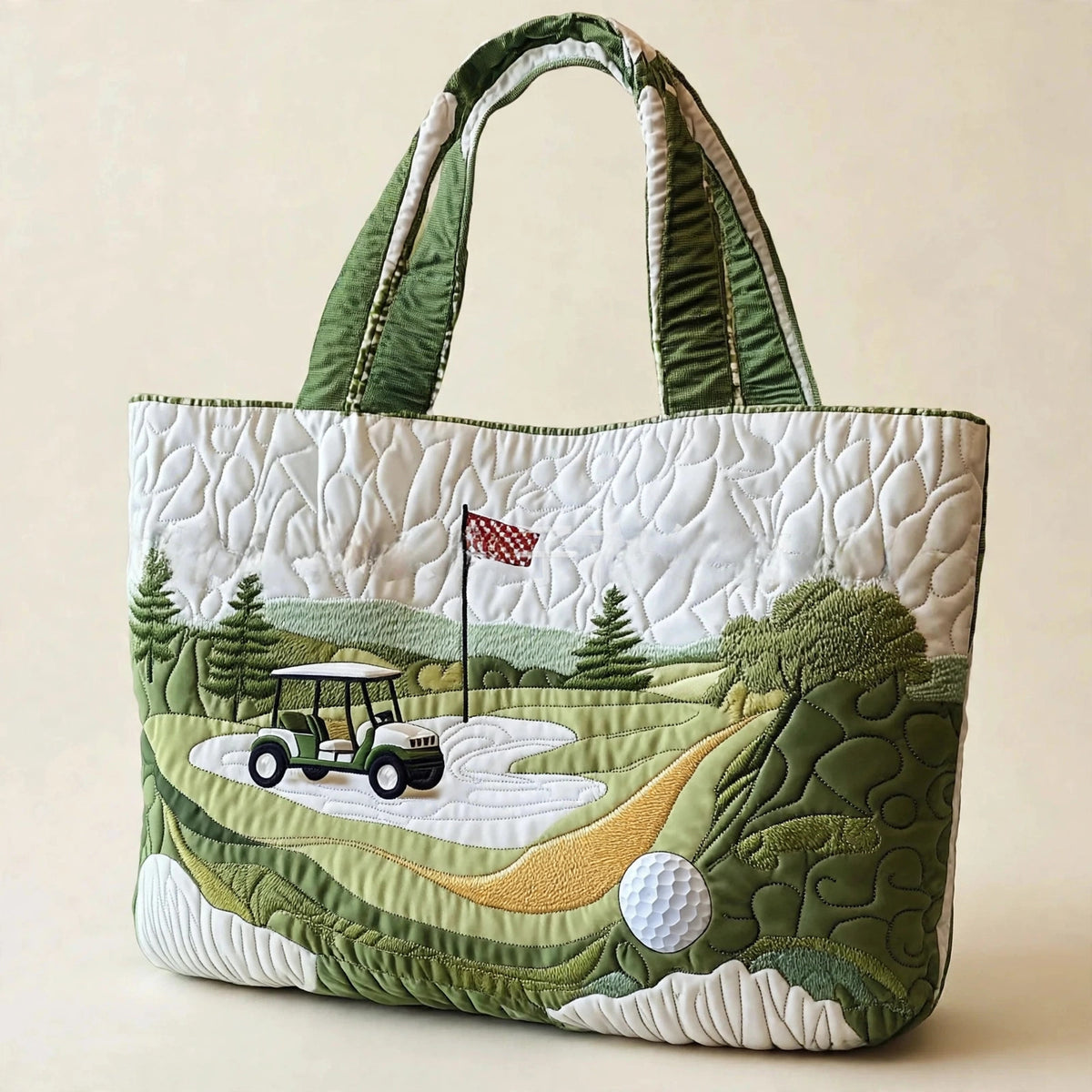 Digital Print Quilted Tote Bag - view 117