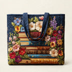 Digital Print Quilted Tote Bag - view 23