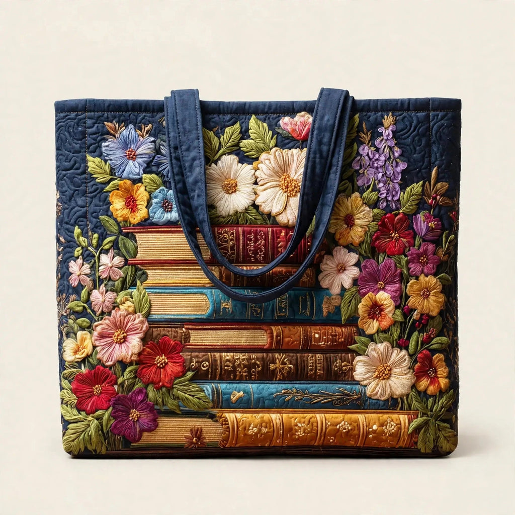 Digital Print Quilted Tote Bag - view 119