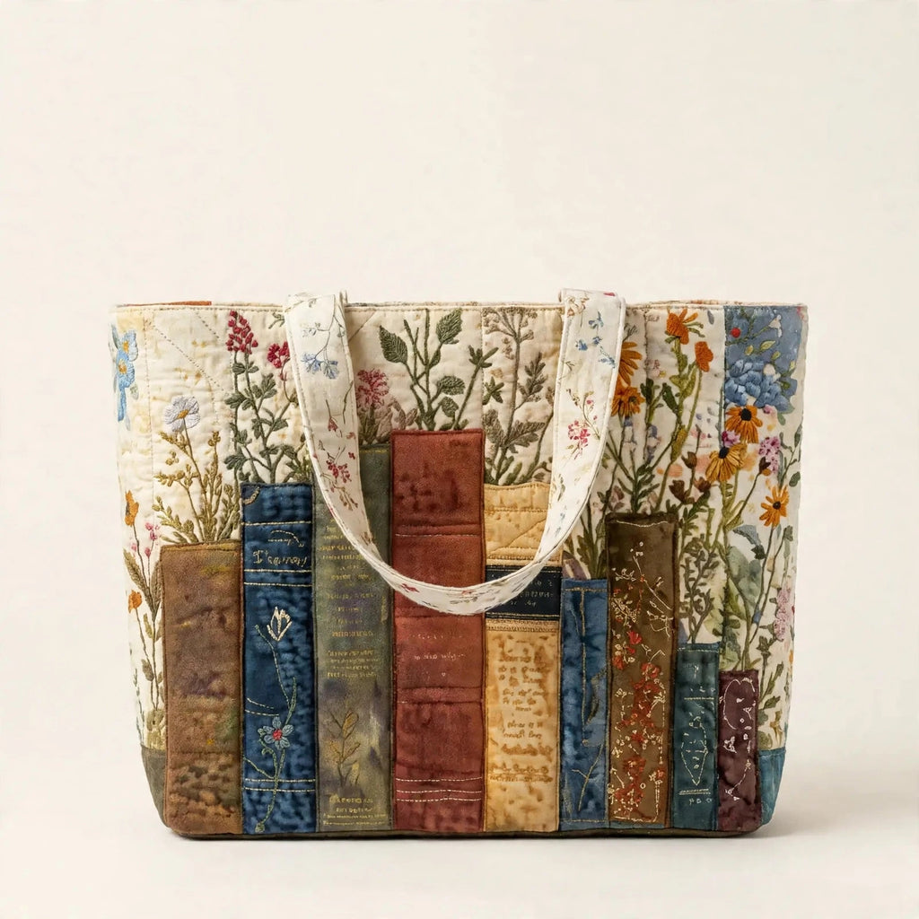 Digital Print Quilted Tote Bag - view 129