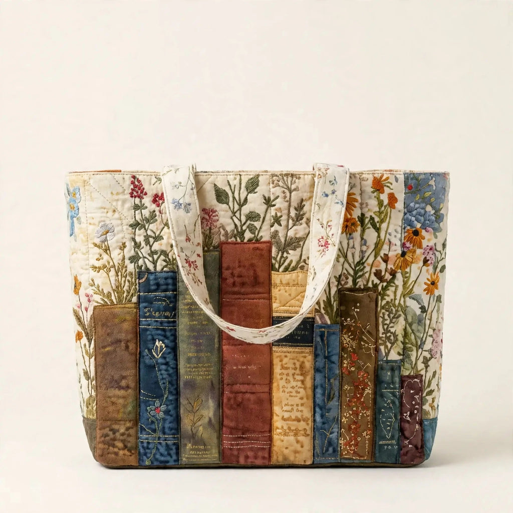 Digital Print Quilted Tote Bag - view 131