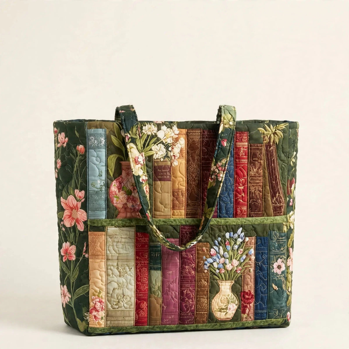 Digital Print Quilted Tote Bag - view 109