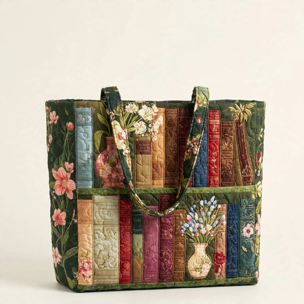 Digital Print Quilted Tote Bag - view 104