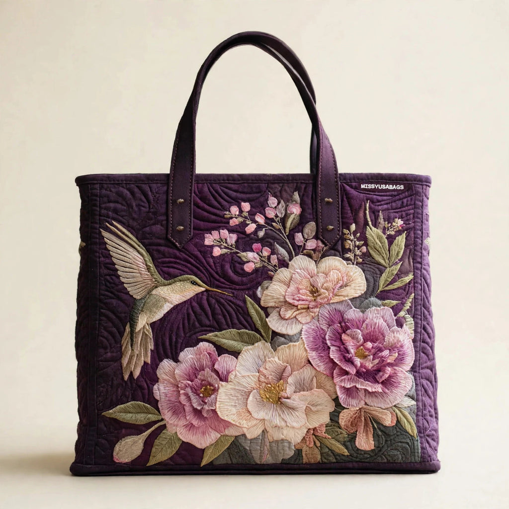 Digital Print Quilted Tote Bag - view 97