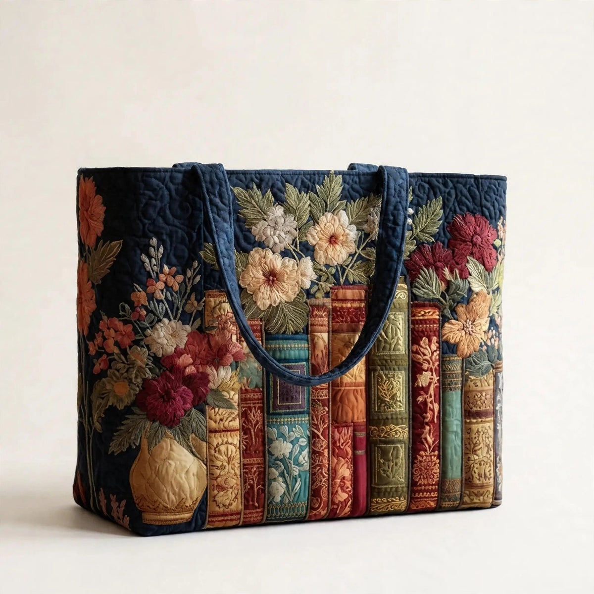 Digital Print Quilted Tote Bag - view 105