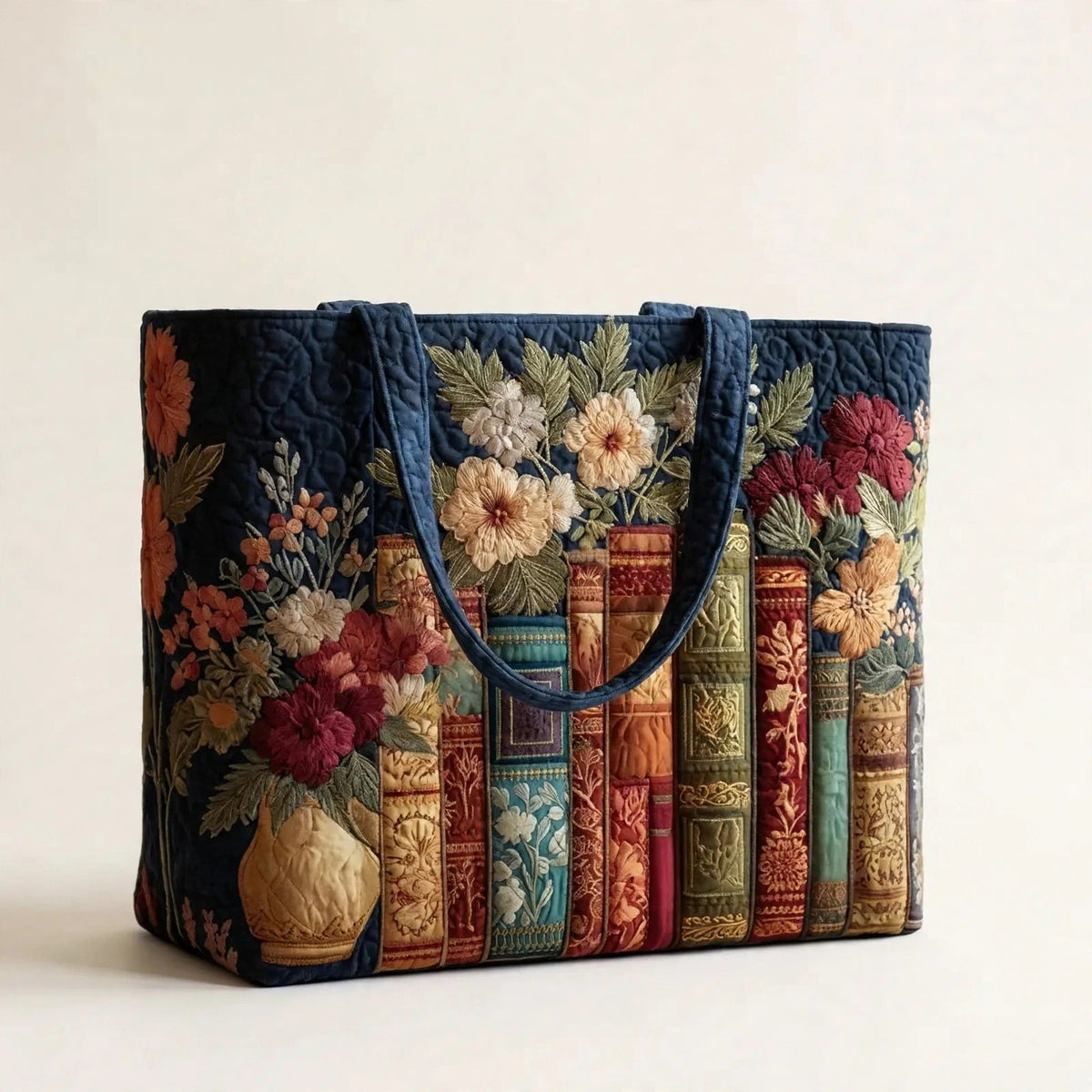 Digital Print Quilted Tote Bag - view 123