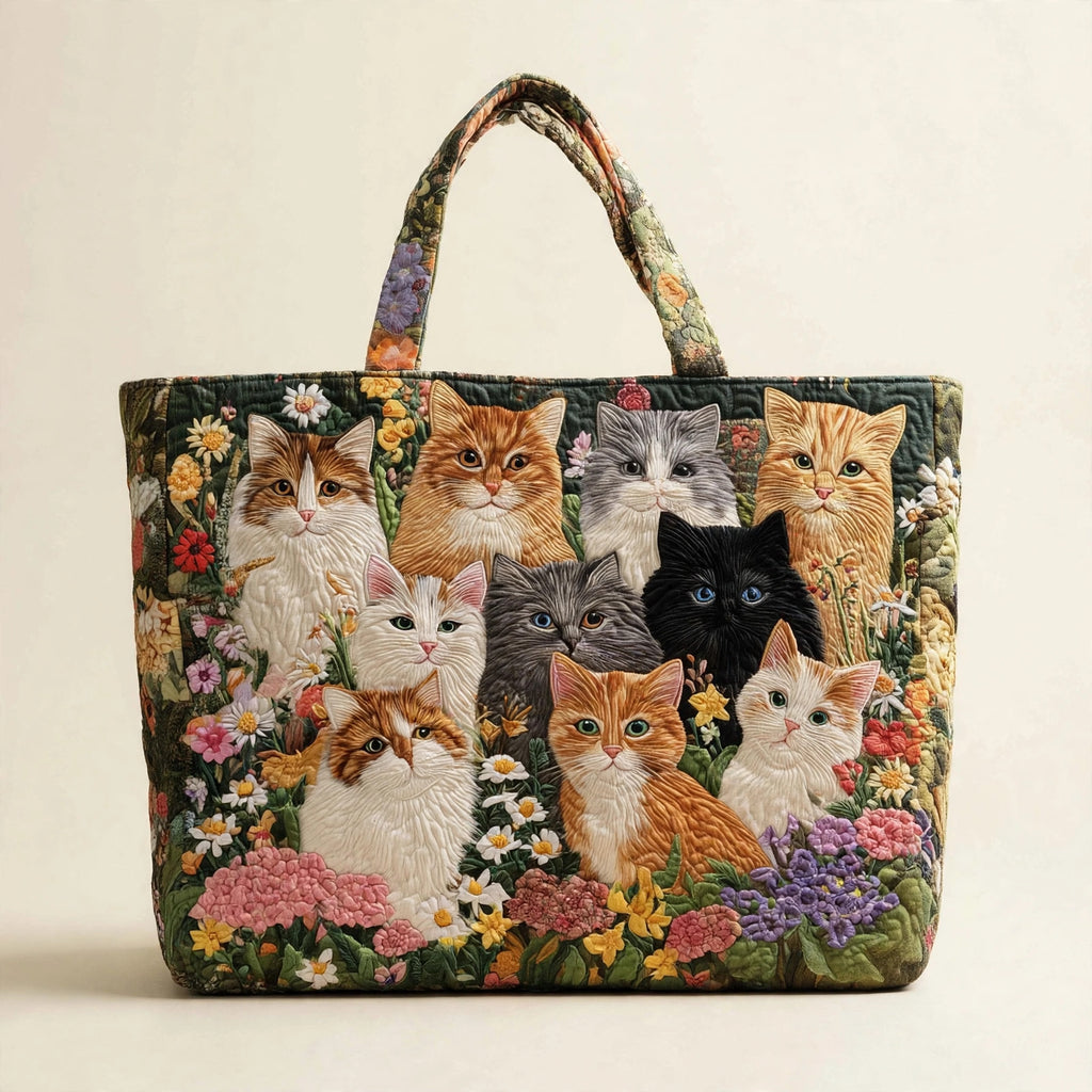 Digital Print Quilted Tote Bag - view 110